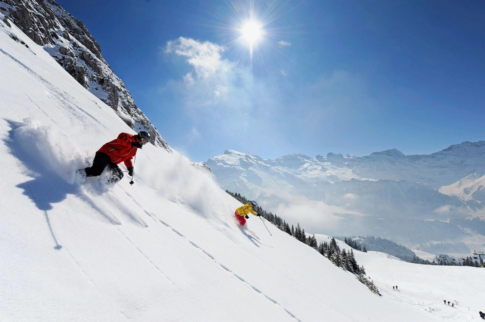 Berglodge Restaurant Ristis Engelberg Eksteriør billede